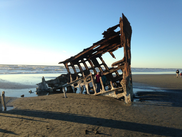 The Peter Iredale shipwreck