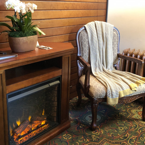 Fireplace at the Gilbert Inn